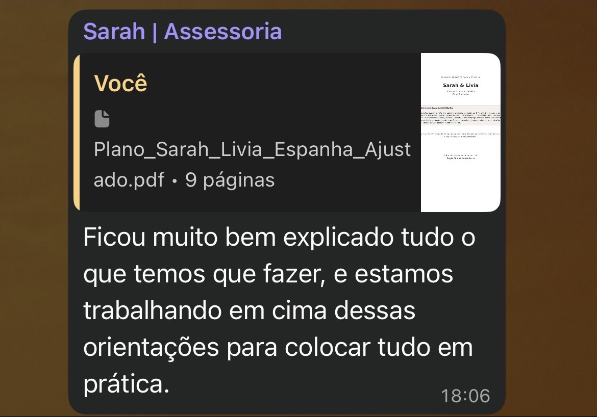 Depoimento real de cliente 4 sobre a assessoria de imigração para a Espanha